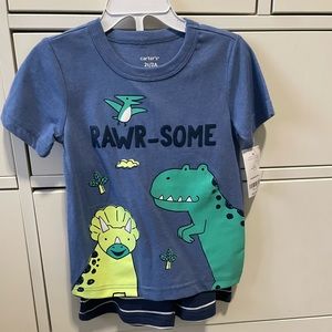 Carters 2T Dinosaur outfit